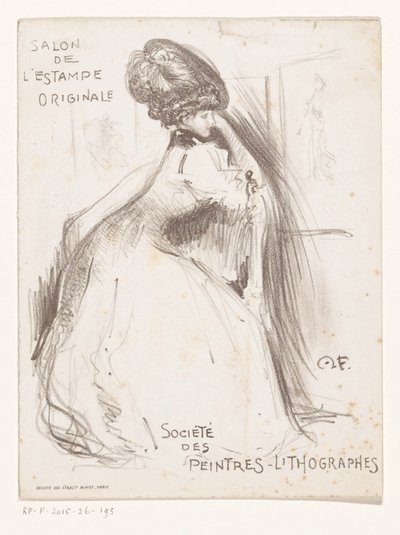 Invitation à une exposition des œuvres de Henri Fantin Latour au Grand Palais - Monogrammist MF (Frankrijk)