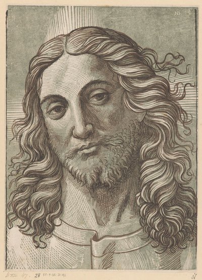 Tête du Christ - Monogrammist NB (Italië)