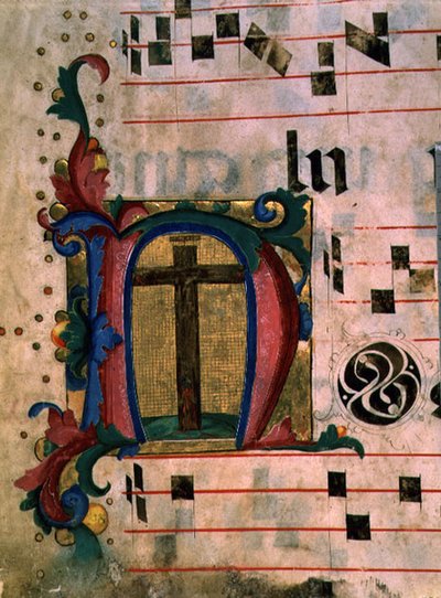 Ms 543 f.121v Initiale historiée 