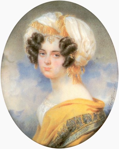 Maria Alexeevna Musina-Pouchkina - Moritz Michael Daffinger