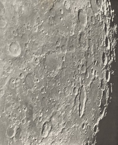 Photographie Lunaire Blancanus - Tycho - Schiller,1899 (photo) - Moritz & Puiseux Pierre Henri (1855 1928) Loewy