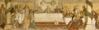 Détail de la fresque du Landgrave, Château de Wartburg, vers 1855 - Moritz Ludwig von Schwind