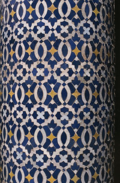 Kasbah de Thami El Glaoui, zellige, détail - Moroccan School