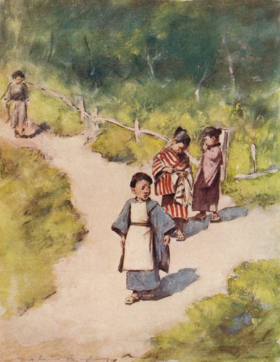 Une promenade ensoleillée - Mortimer L Menpes