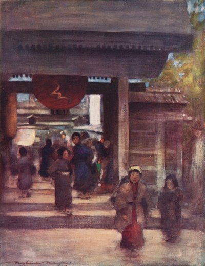 Le Chemin vers le Temple - Mortimer L Menpes