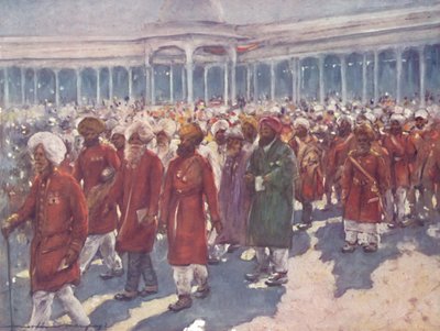 Vétérans de la mutinerie le grand jour - Mortimer L Menpes
