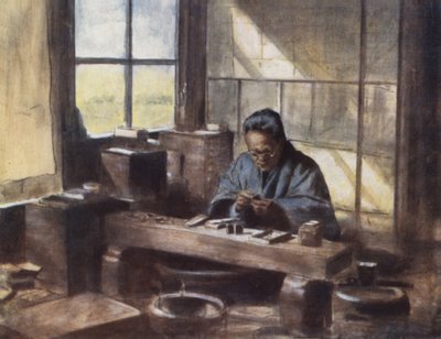 Un ouvrier de cloisonné - Mortimer Ludington Menpes