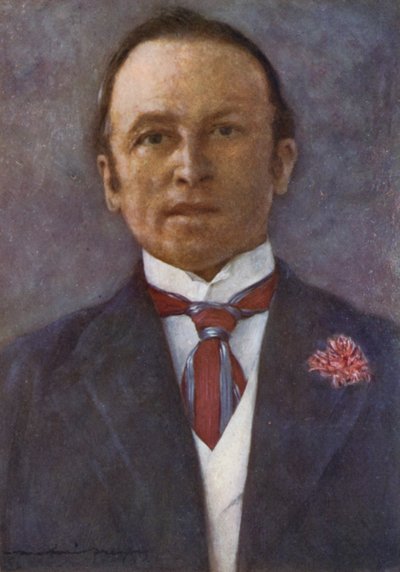 Lord Curzon dans son bureau à Delhi - Mortimer Ludington Menpes