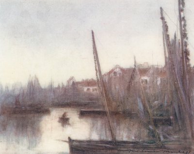 La flotte de sardines, Concarneau - Mortimer Ludington Menpes