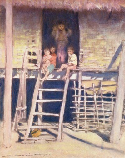 Les enfants du monde : Birmans, Les marches - Mortimer Ludington Menpes