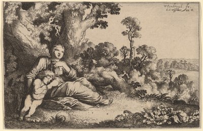 Agar dans le désert - Moyses van Uyttenbroeck