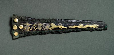 Dague (bronze, or et argent) - Mycenaean