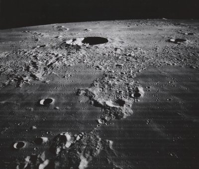 Cratère Kepler et environs, 1967 - NASA Images
