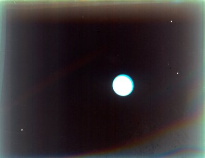 Uranus avec les satellites Miranda, Ariel et Umbriel, de Voyager 2, 24 janvier 1986 - NASA Images