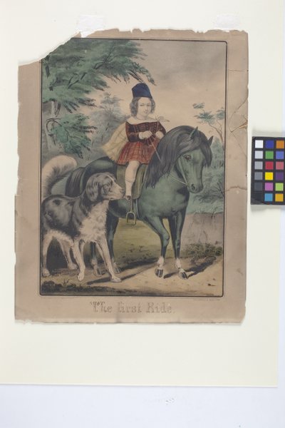 La première promenade - N. and Ives J.M. (1824 95) Currier