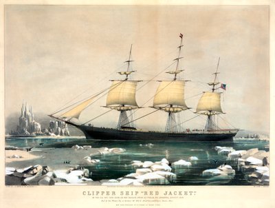 Clipper Ship Red Jacket par Currier & Ives - Currier and Ives