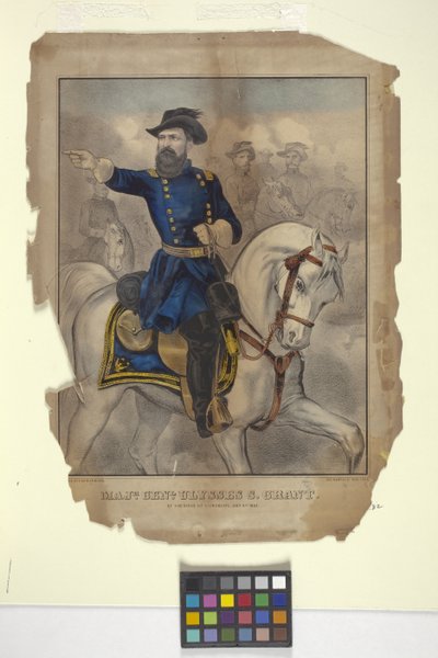 Major General U. S. Grant - N. and Ives J.M. (1824 95) Currier