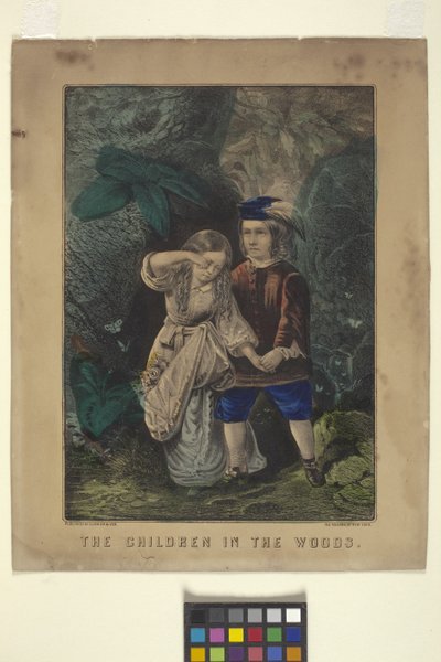 Les enfants dans les bois - N. and Ives J.M. (1824 95) Currier