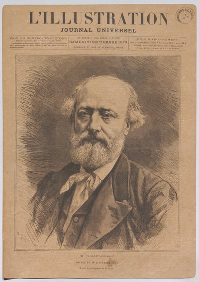 M. Viollet-le-Duc décédé le 18 septembre 1879 - Nadar