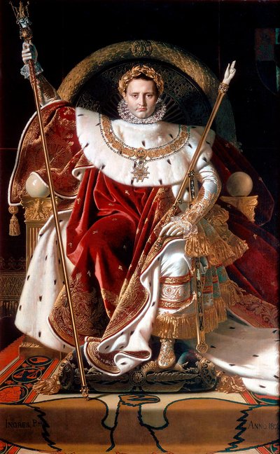 Napoléon sur son Trône Impérial, 1804 - Napoleon Bonaparte I
