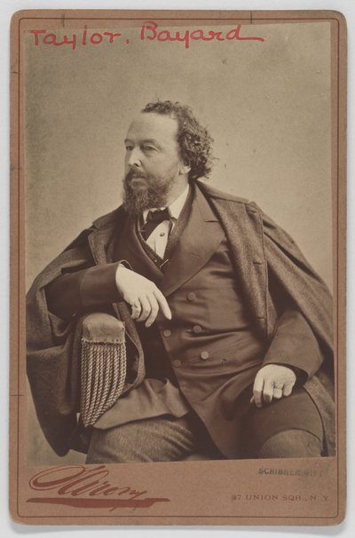 Bayard Taylor - Napoleon Sarony