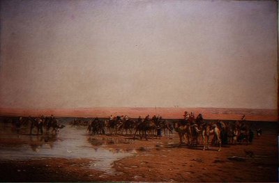 Traversée du désert - Narcisse Berchere