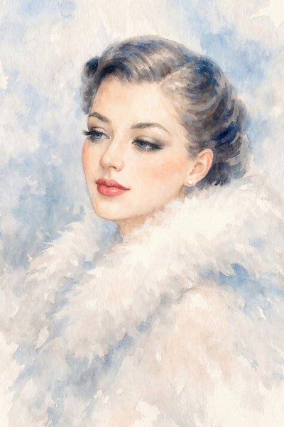 Portrait hivernal élégant - Natalie Bruns