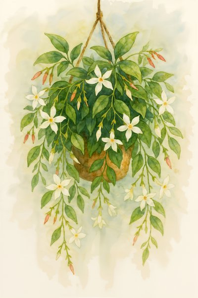 Fleurs de jasmin suspendues - Natalie Bruns