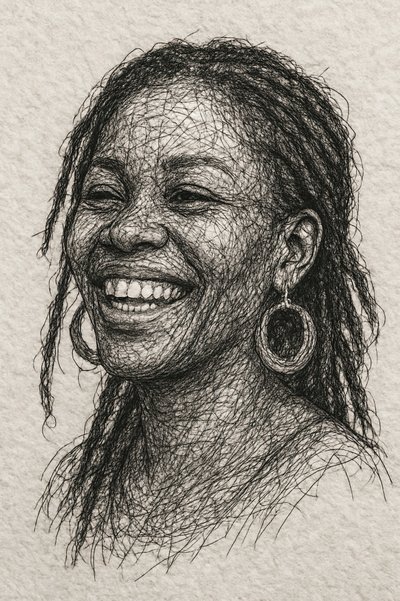 Le sourire joyeux des dreadlocks - Natalie Bruns
