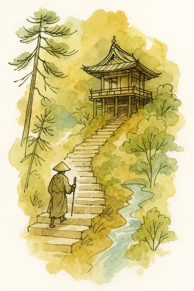 Le voyage de Monk au temple - Natalie Bruns