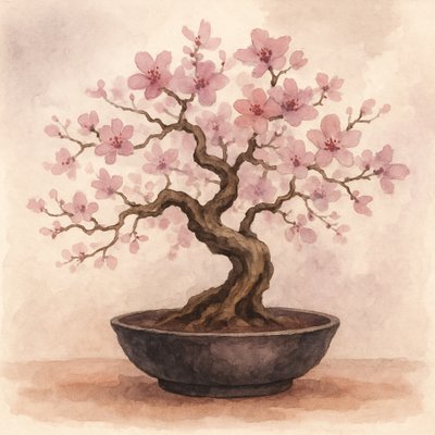 Bonsaï « Pink Cherry » - Natalie Bruns