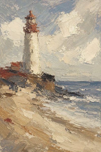 Phare côtier robuste - Natalie Bruns