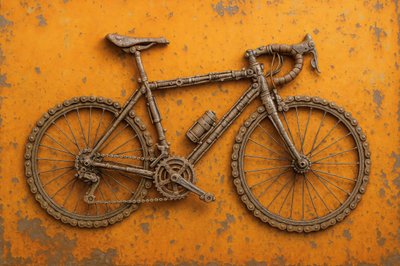 Vélo à chaîne rustique - Natalie Bruns