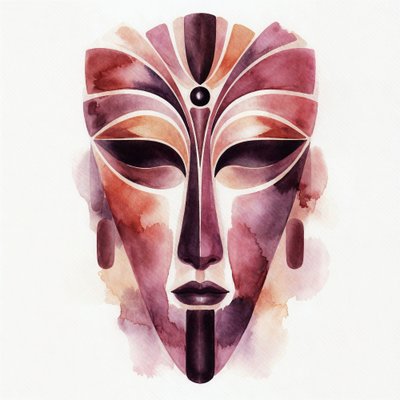 Masque « Aquarelle spirituelle » - Natalie Bruns
