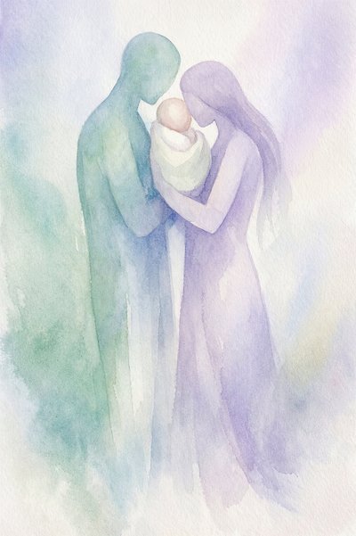 Une étreinte familiale pleine de tendresse - Natalie Bruns