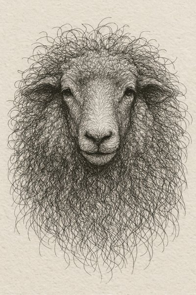 Mouton à laine texturée - Natalie Bruns