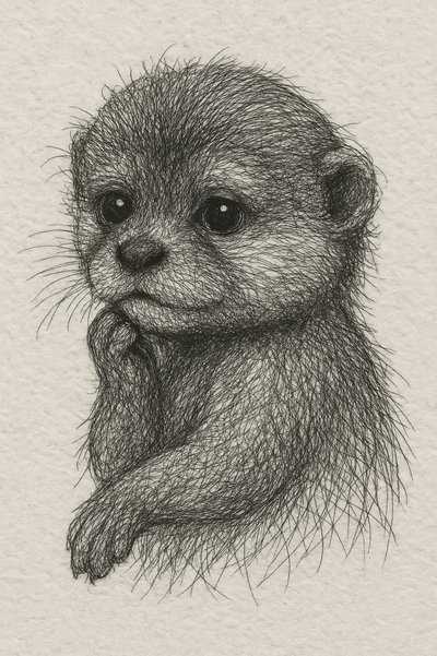 La petite loutre réfléchie - Natalie Bruns