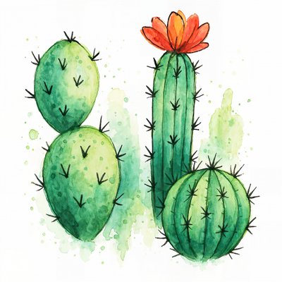 Une floraison éclatante de cactus - Natalie Bruns