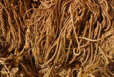 Corde fabriquée avec de la fibre naturelle de manille à l