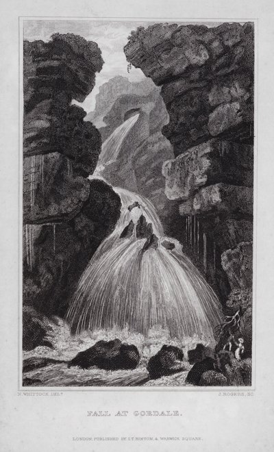 Chute à Gordale - Nathaniel (after) Whittock