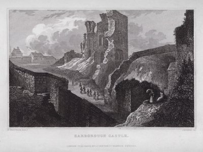 Château de Scarborough - Nathaniel (after) Whittock
