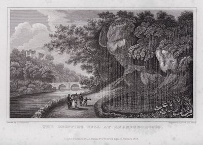 Le Puits qui tombe à Knaresborough - Nathaniel (after) Whittock