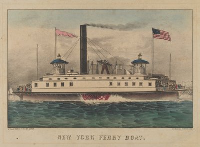 Ferry de New York - Currier and Ives