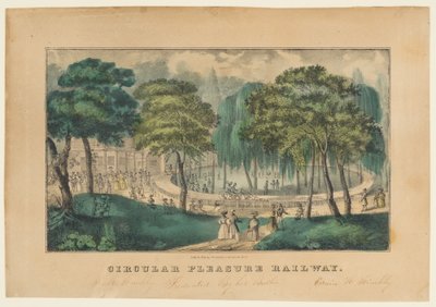 Chemin de fer circulaire de plaisance - Nathaniel Currier