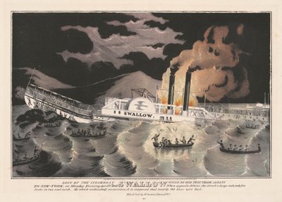 Perte du bateau à vapeur Swallow : lors de son voyage, d
