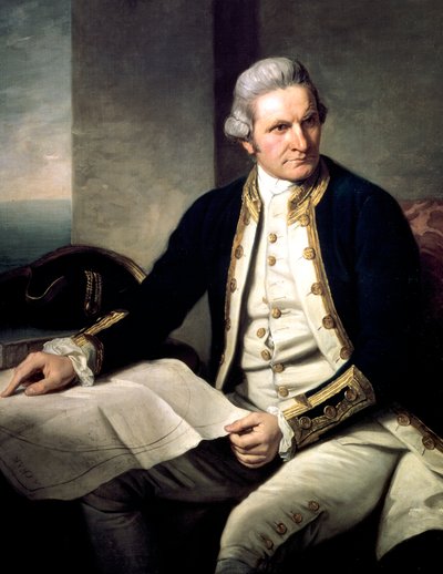 James Cook, explorateur, navigateur et hydrographe anglais, 1775-1776 - Nathaniel Dance Holland