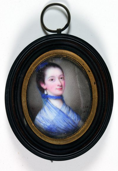 Lady Henrietta Cavendish Bentinck, plus tard comtesse de Stamford - Nathaniel Hone