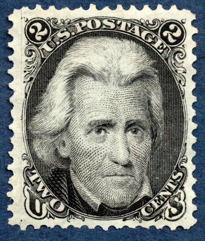 2c Andrew Jackson réédition unique, 1875 - National Bank Note Company