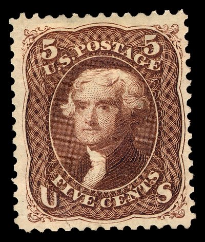 5c Thomas Jefferson réédition - National Bank Note Company