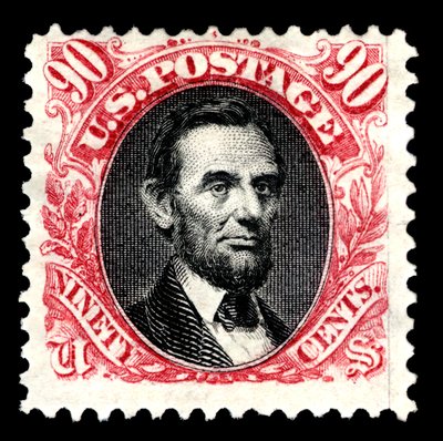 90c Abraham Lincoln réédition unique, 1875 - National Bank Note Company